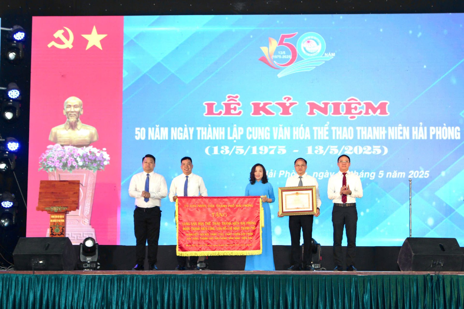 Cung Văn hóa - Thể thao Thanh niên Hải Phòng 50 năm đồng hành cùng tuổi trẻ thành phố