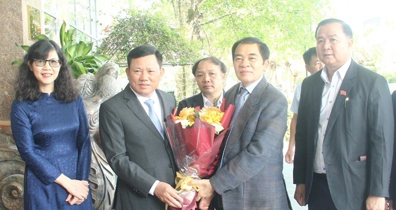 Lãnh đạo tỉnh Thanh Hóa đón Đoàn đại biểu cấp cao tỉnh Hủa Phăn