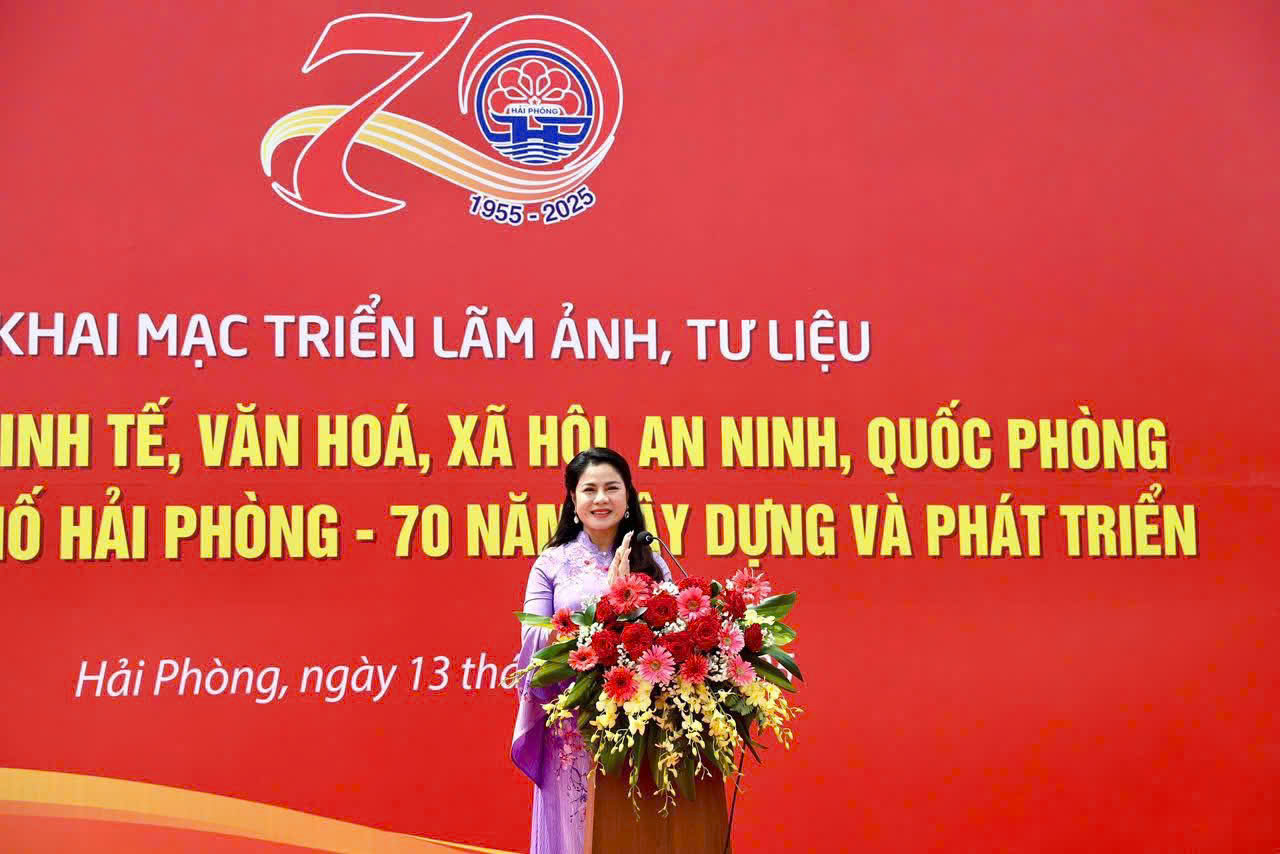 Triển lãm Thành tựu kinh tế, văn hóa, xã hội, an ninh, quốc phòng của TP. Hải Phòng - 70 năm xây dựng và phát triển​ ​