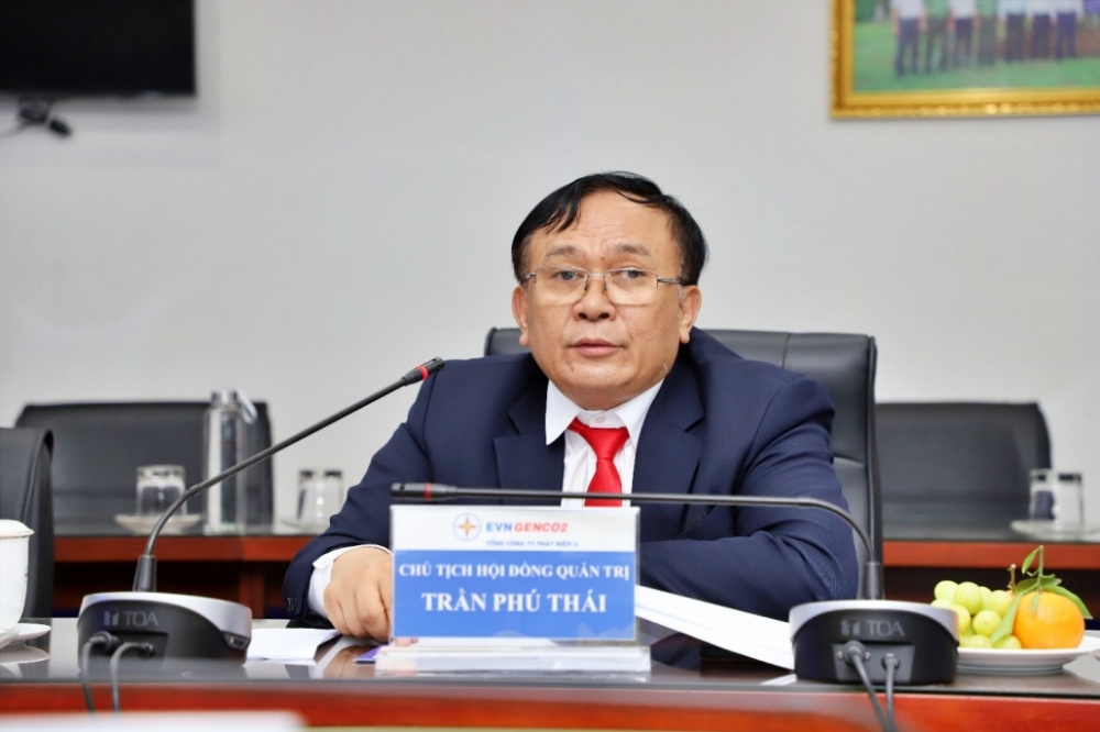Ông Trần Phú Thái – Chủ tịch HĐQT Tổng Công ty Phát điện 2 phát biểu tại Lễ ký kết Ông Trần Phú Thái – Chủ tịch HĐQT Tổng Công ty Phát điện 2 phát biểu tại Lễ ký kết
