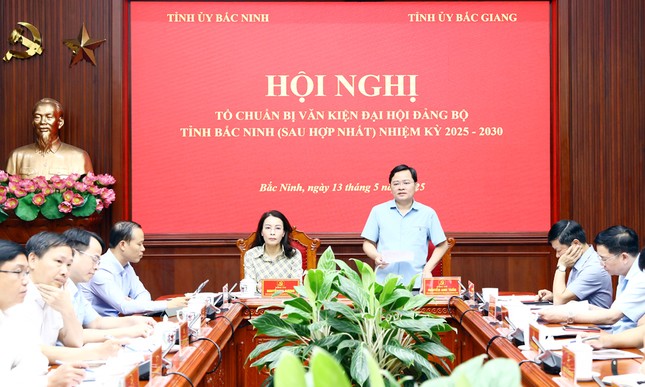 Thông qua các nội dung phục vụ Đại hội Đảng bộ tỉnh Bắc Ninh (sau hợp nhất) nhiệm kỳ 2025-2030