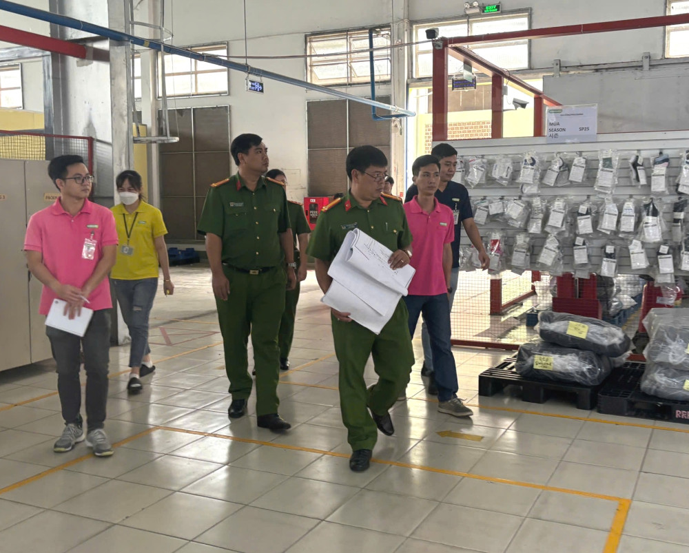 Long An tăng cường kiểm tra công tác PCCC tại các cơ sở sản xuất, kinh doanh