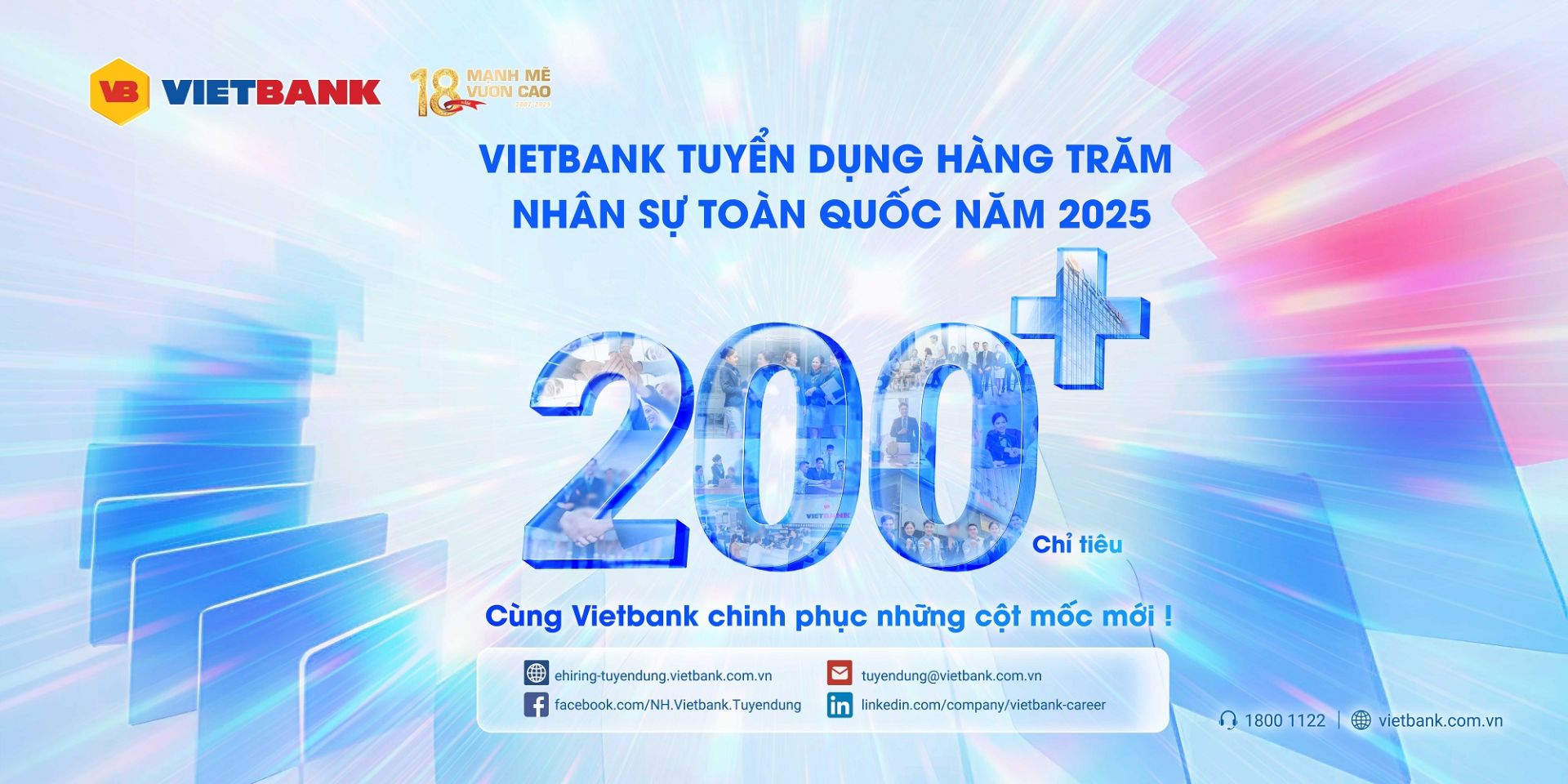 Vietbank đặt mục tiêu tuyển dụng hơn 200 nhân sự kinh doanh trong năm 2025 Vietbank đặt mục tiêu tuyển dụng hơn 200 nhân sự kinh doanh trong năm 2025