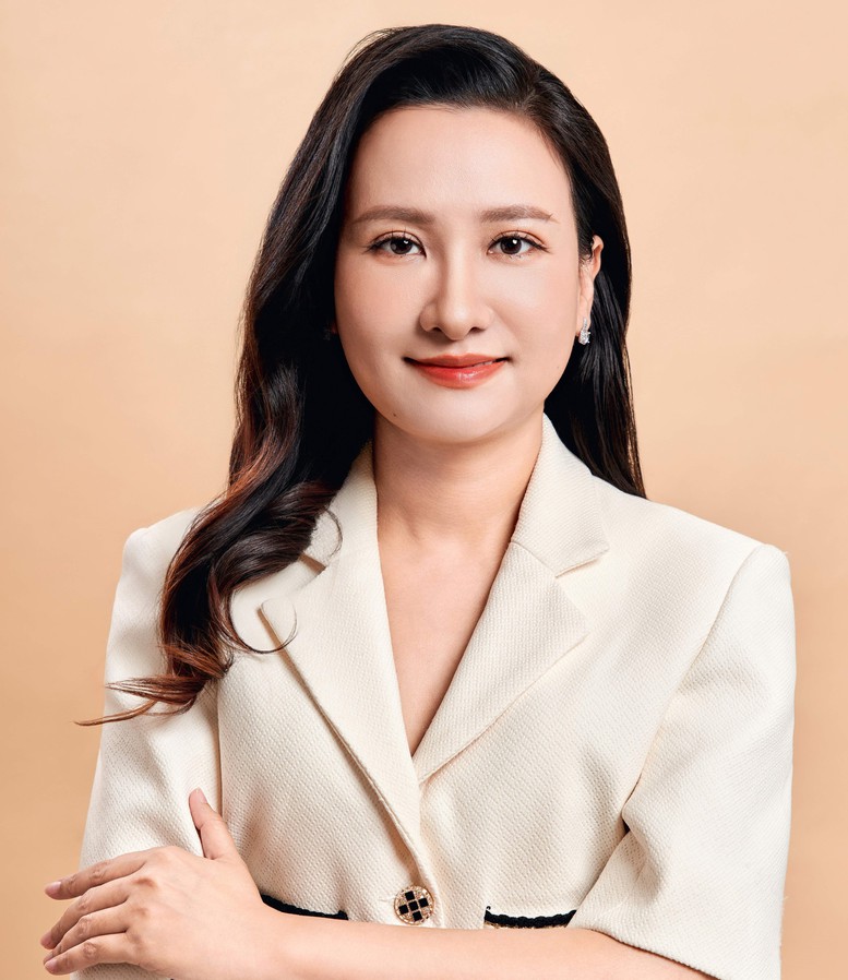 Bà Cao Thị Ngọc Quỳnh, Giám đốc Khối Khách hàng Tổ chức, Công ty CP Chứng khoán VNDIRECT - Ảnh: VGP/HT