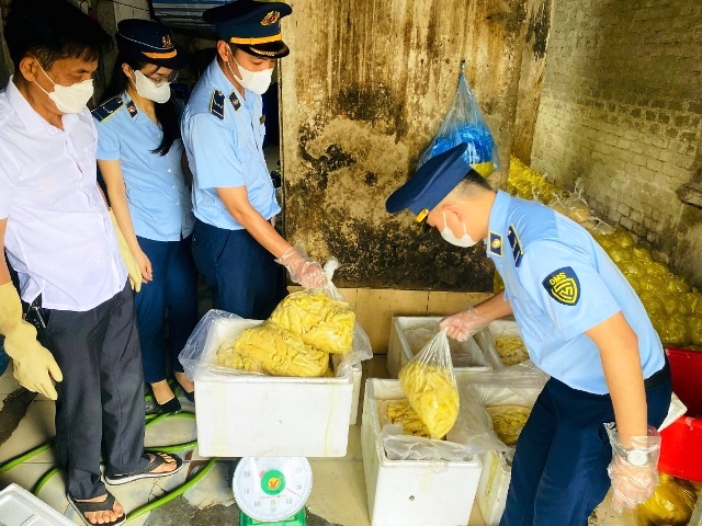 Phát hiện 600 kg măng tươi không rõ nguồn gốc. Phát hiện 600 kg măng tươi không rõ nguồn gốc.