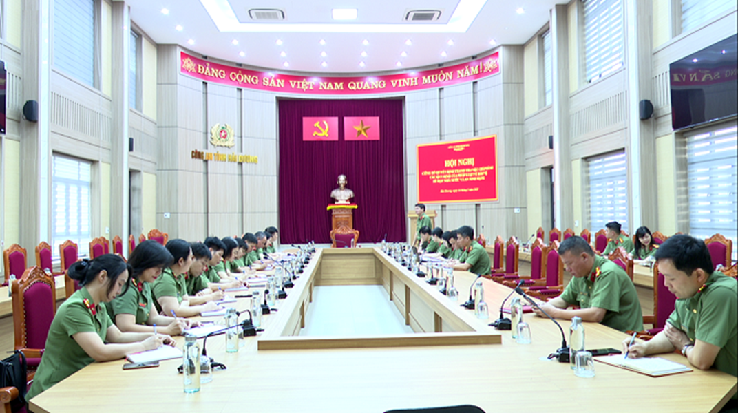 Hải Dương: Công bố Quyết định thanh tra việc chấp hành các quy định của pháp luật về bảo vệ bí mật nhà nước và an ninh mạng
