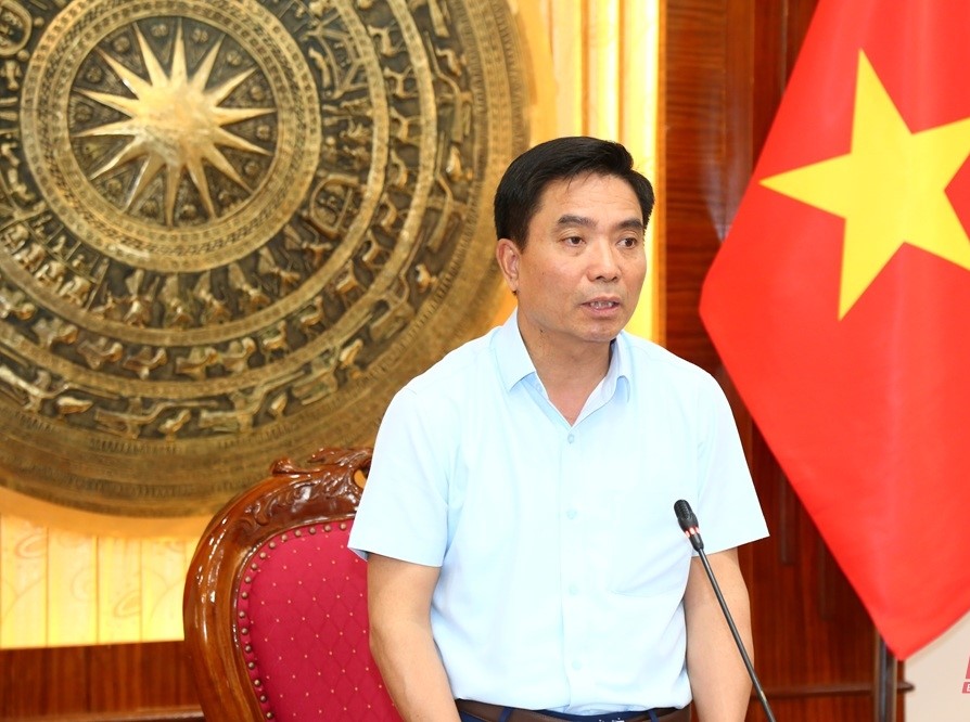 Bí thư Tỉnh ủy, Trưởng Ban Chỉ đạo cấp tỉnh Nguyễn Doãn Anh phát biểu chỉ đạo tại hội nghị.