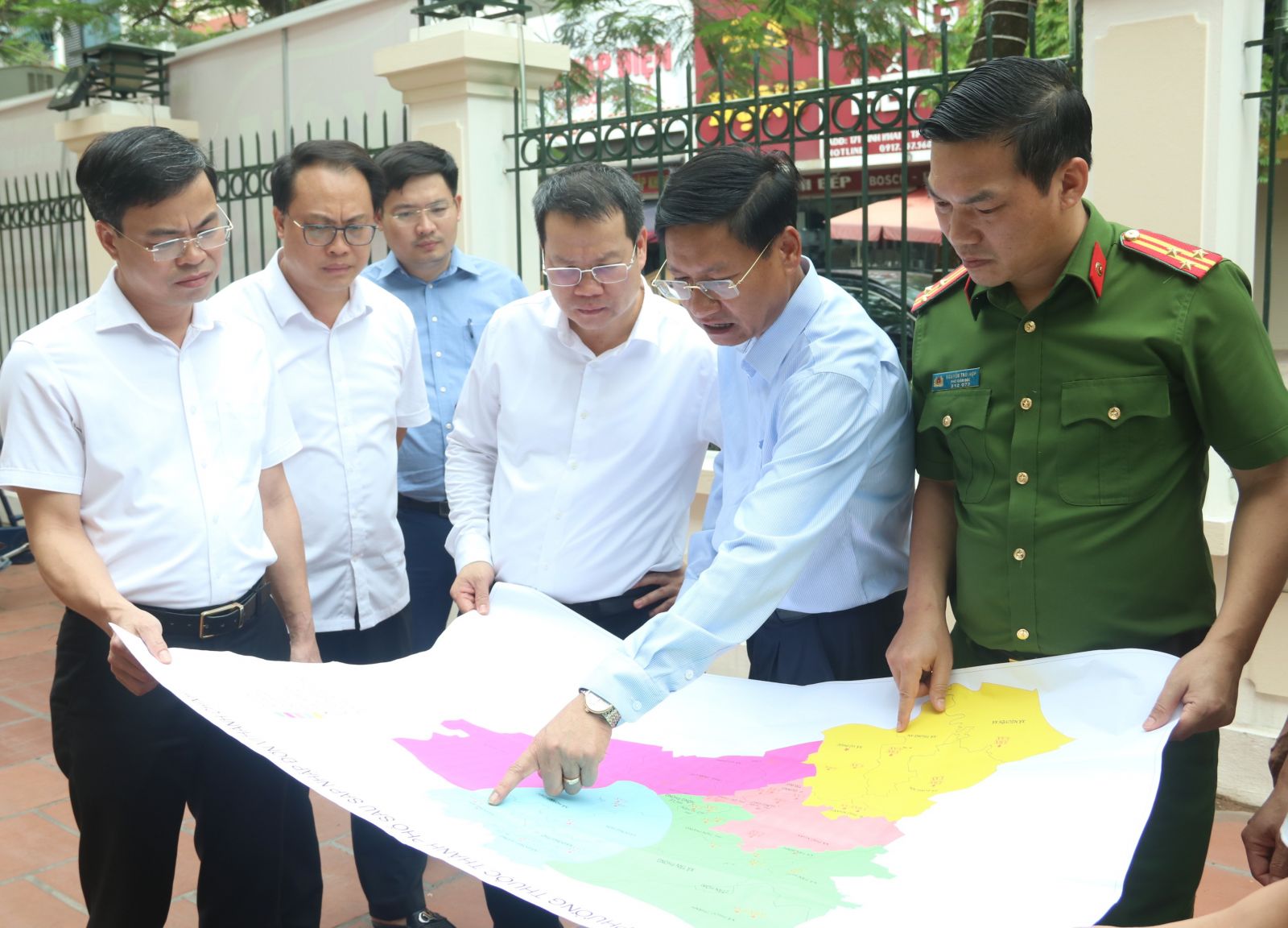 Kiểm tra phương án bố trí trụ sở hành chính cấp xã sau sắp xếp tại thành phố Thái Bình