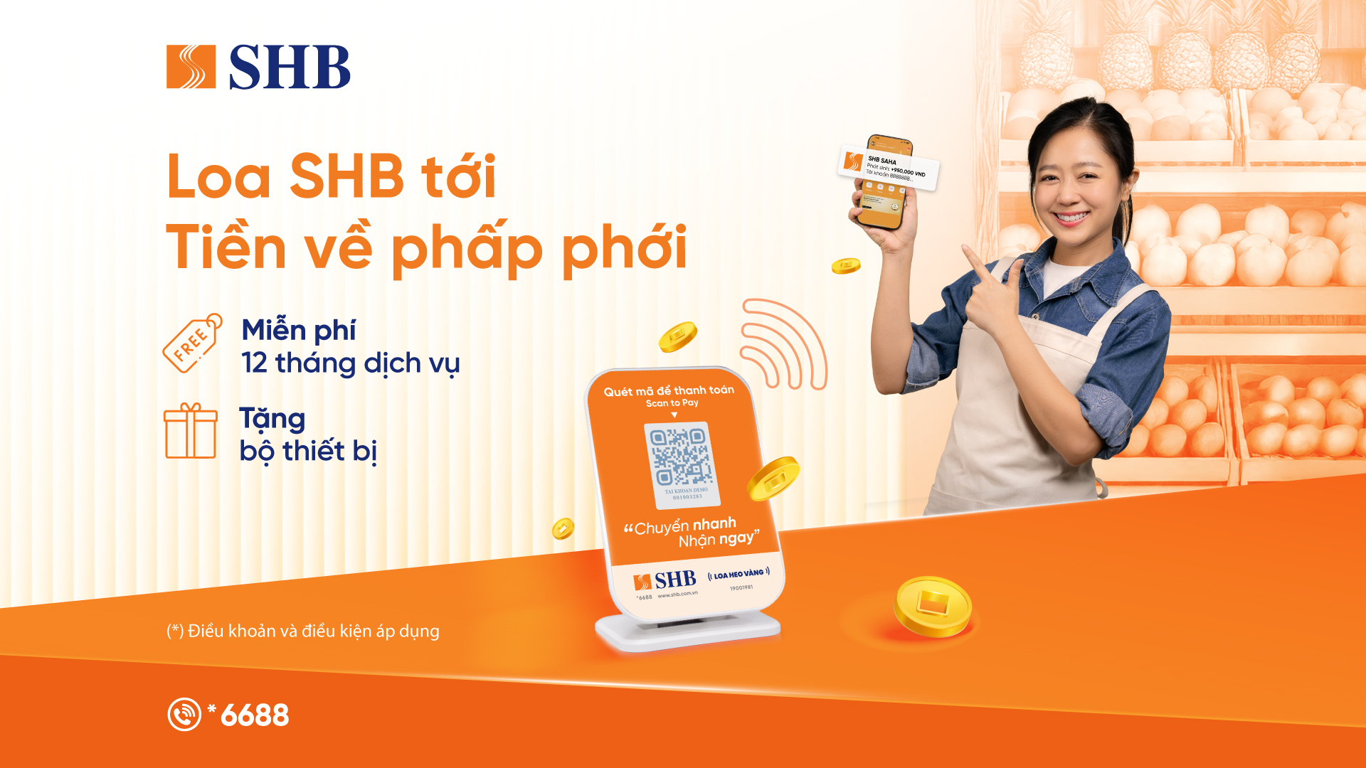 Nhiều ưu đãi hấp dẫn đang chờ đón khách hàng trong “Loa SHB tới – Tiền về phấp phới” Nhiều ưu đãi hấp dẫn đang chờ đón khách hàng trong “Loa SHB tới – Tiền về phấp phới”