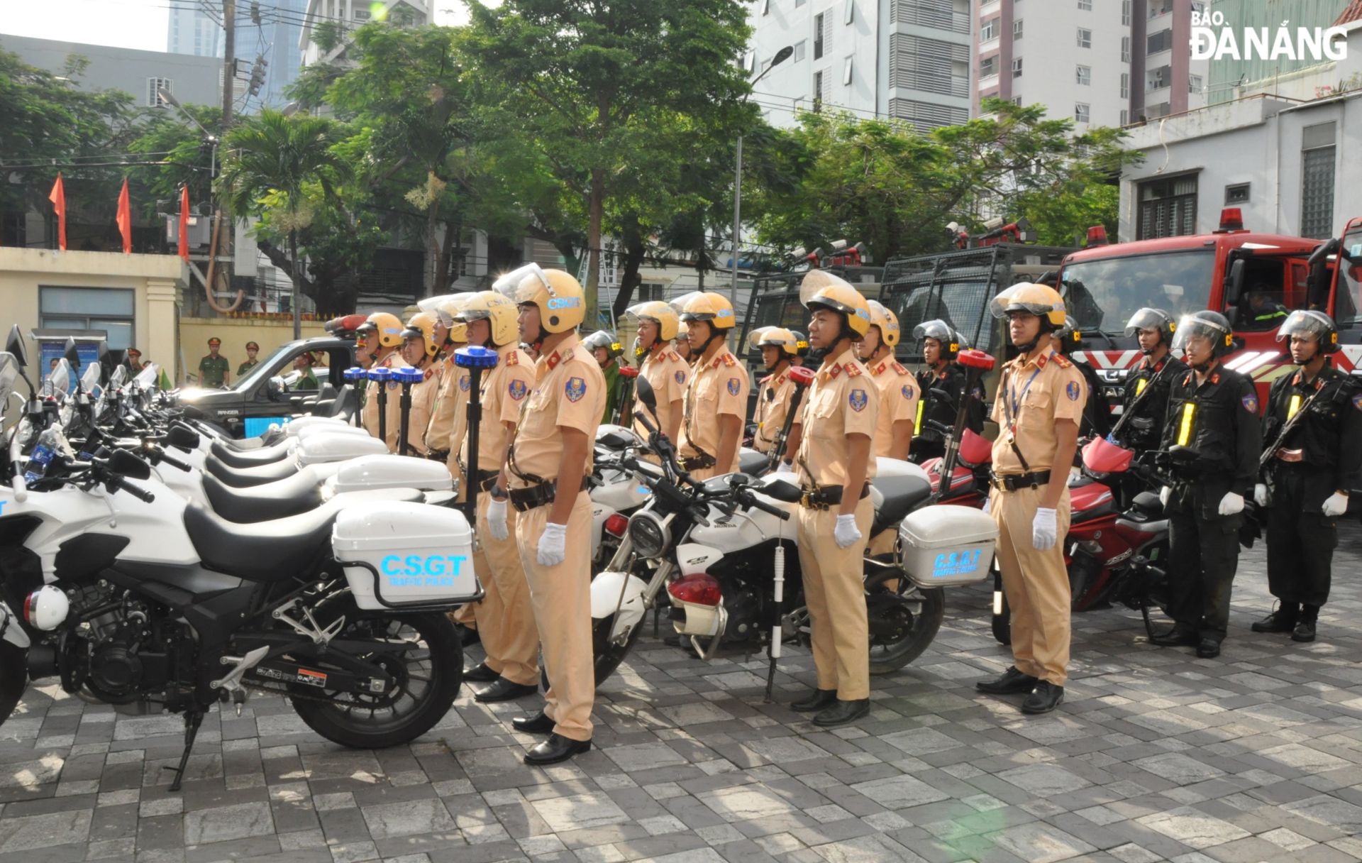 Công an TP.Đà Nẵng huy động các lực lượng ra quân