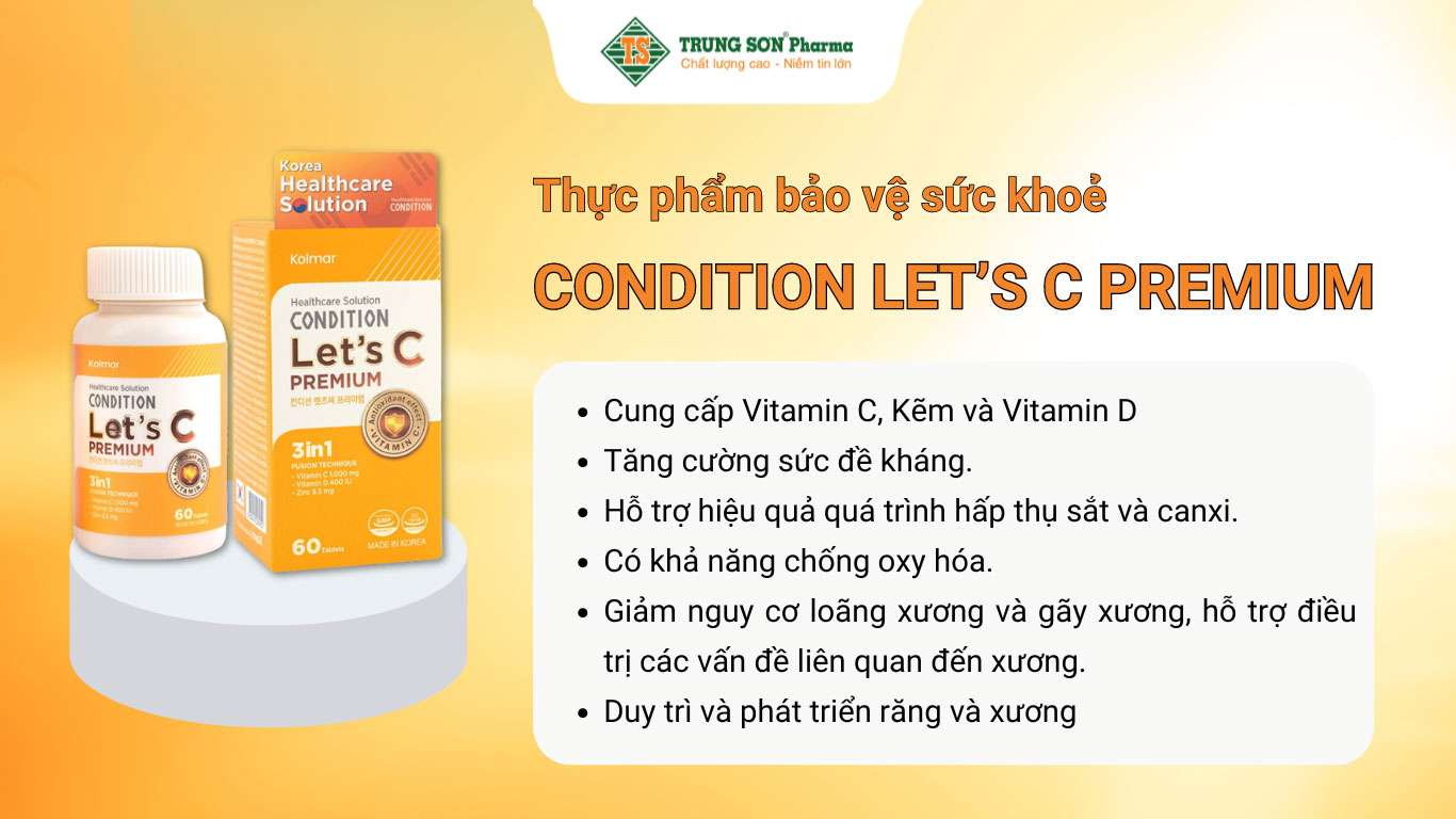 Thực phẩm bảo vệ sức khỏe CONDITION LET'S C PREMIUM