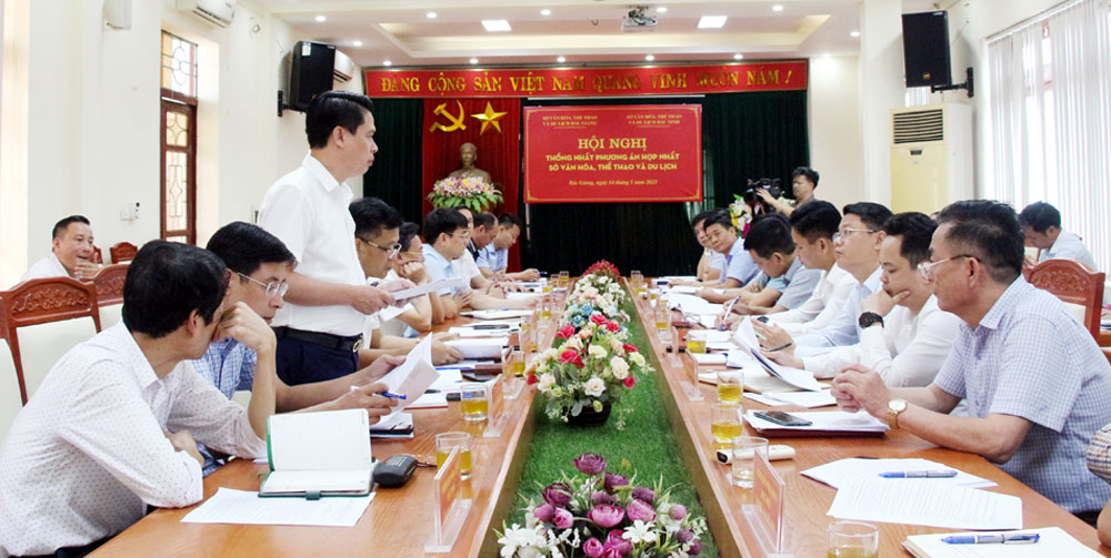 Thống nhất phương án hợp nhất Sở Văn hóa, Thể thao và Du lịch hai tỉnh Bắc Giang và Bắc Ninh