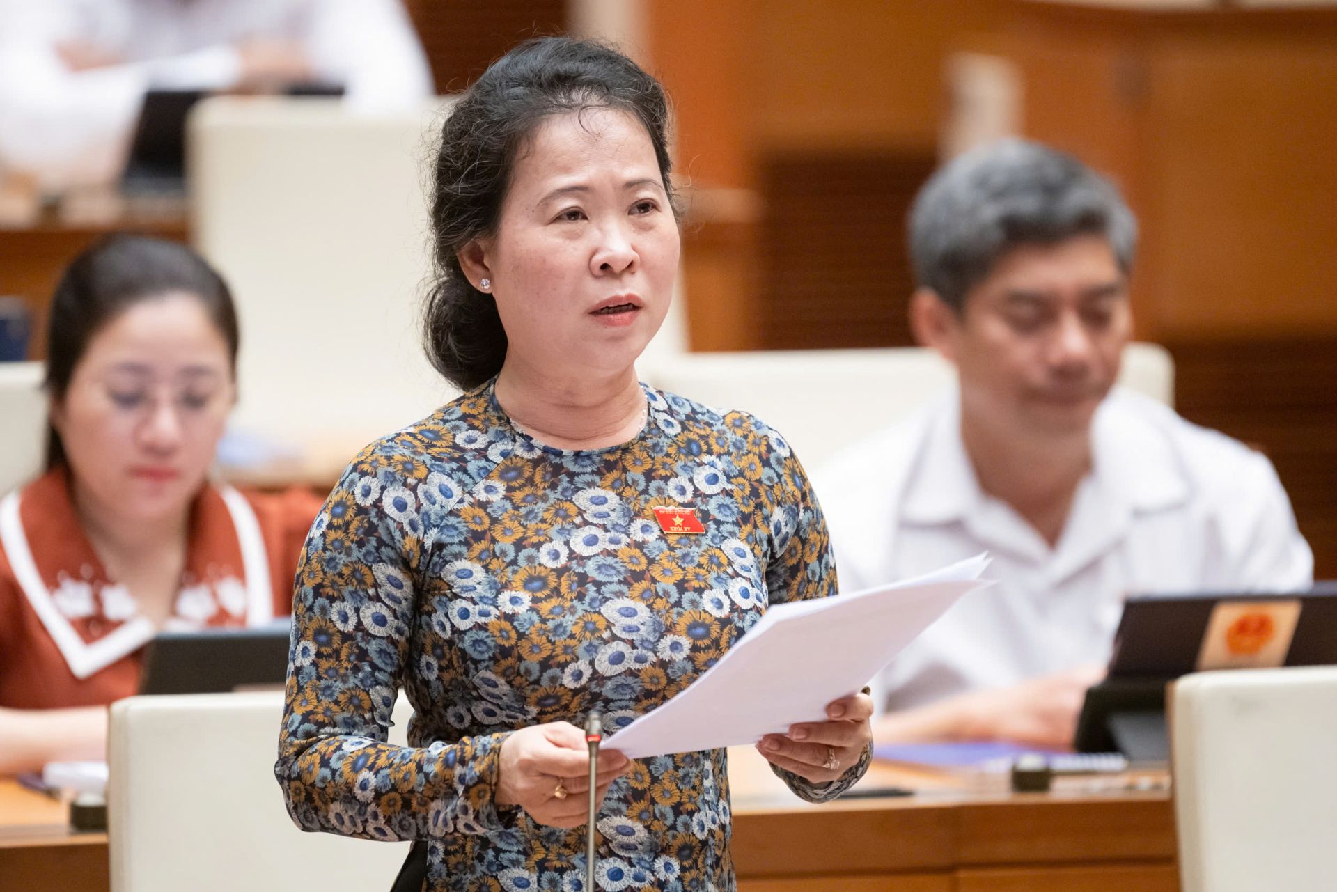 Đại biểu Tô Ái Vang - Đoàn ĐBQH tỉnh Sóc Trăng