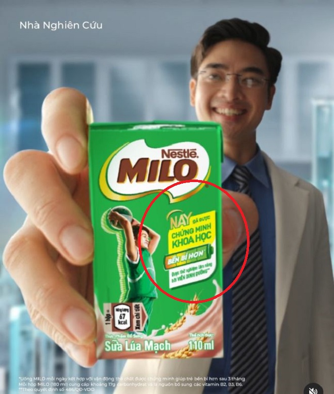 Thử nghiệm sử dụng sản phẩm Sữa lúa mạch Nestlé Milo: “Không ghi nhận hiệu quả cải thiện tình trạng dinh dưỡng hay trí lực của trẻ em”