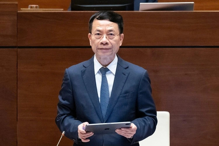 Bộ trưởng Bộ Khoa học và Công nghệ Nguyễn Mạnh Hùng tại hội trường (Ảnh: Quốc hội) Bộ trưởng Bộ Khoa học và Công nghệ Nguyễn Mạnh Hùng tại hội trường (Ảnh: Quốc hội)