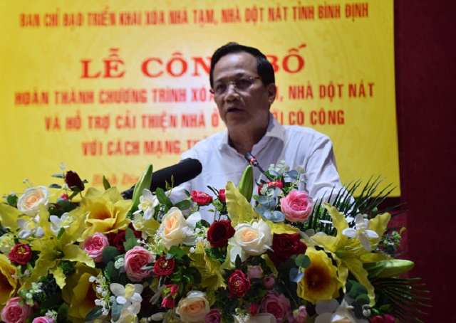 Ông Đào Ngọc Dung phát biểu tại buổi lễ. Ảnh: Viết Hiền