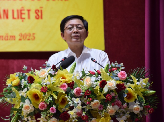 Ông Hồ Quốc Dũng phát biểu kết luận tại Lễ công bố. Ảnh: VH