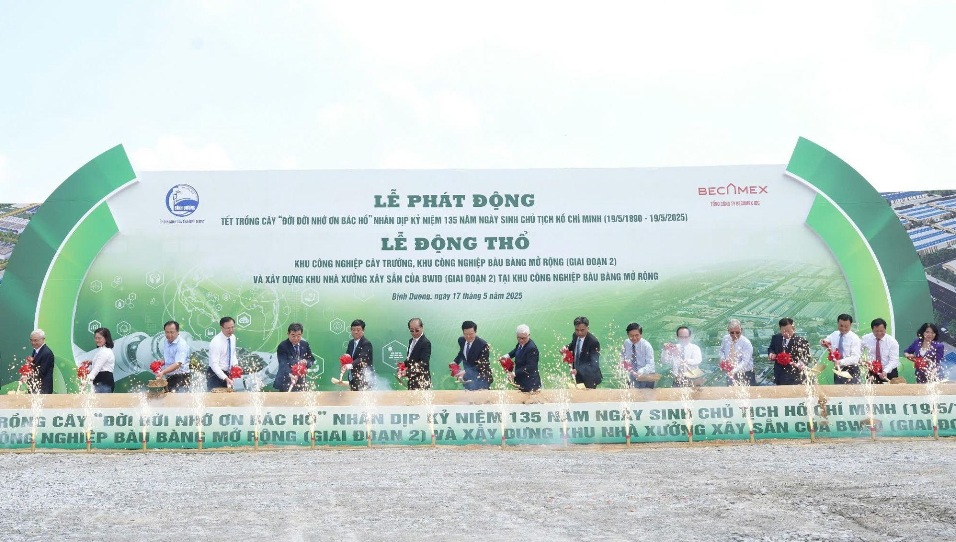 Bình Dương khởi công hai khu công nghiệp chiến lược
