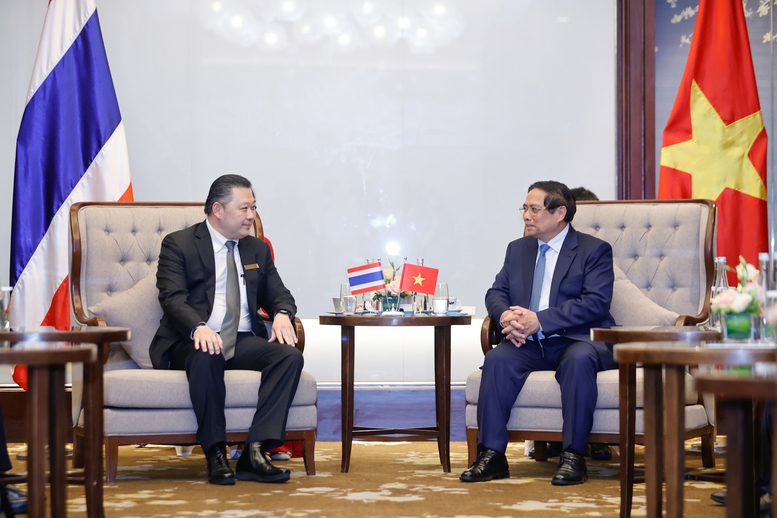 Thủ tướng tiếp ông Soopakij Chearavanont - Chủ tịch Tập đoàn Charoen Pokphand (CP) - Ảnh: VGP/Nhật Bắc