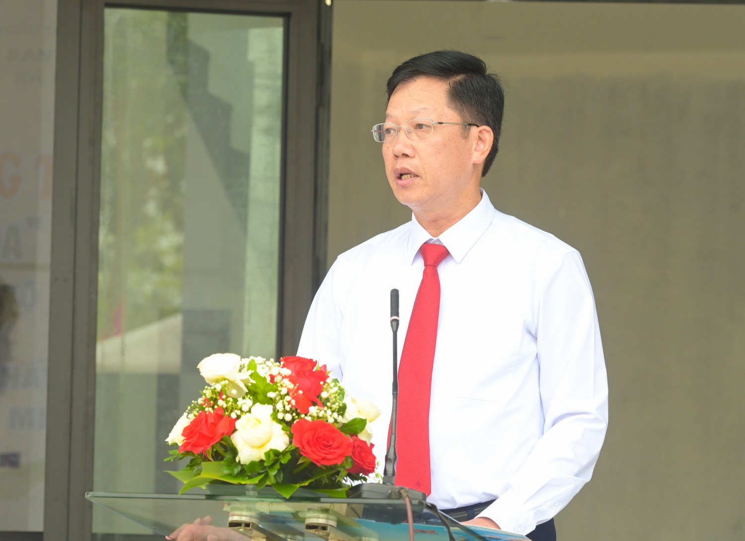 Ông Mai Anh Tuân – Phó Tổng Giám đốc Vietsovpetro phát biểu