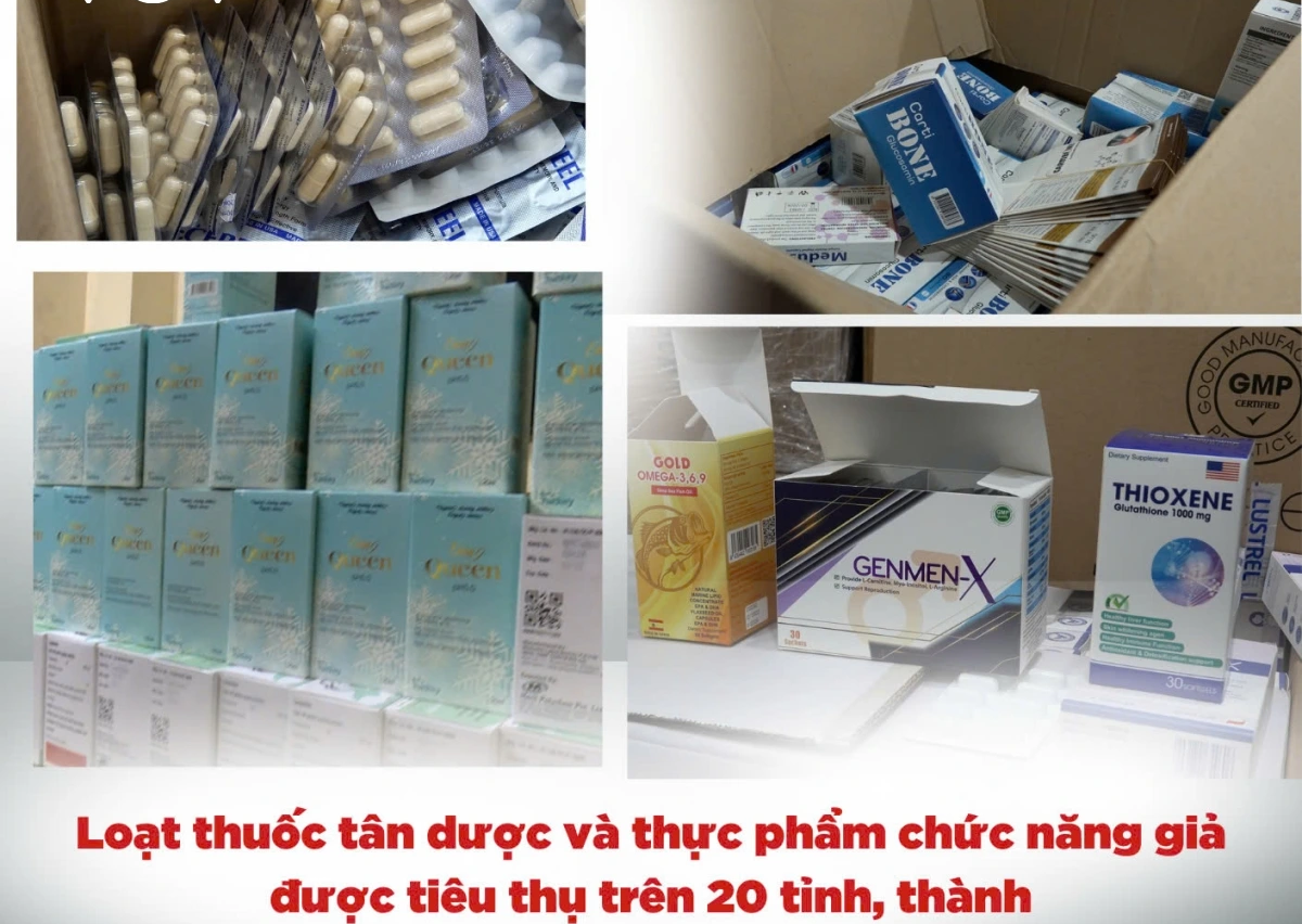 Xoá sổ công xưởng thuốc giả, lật tẩy đường dây lừa đảo tinh vi trên cả nước