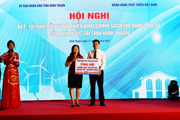 Ngân hàng VDB ủng hộ Chương trình 