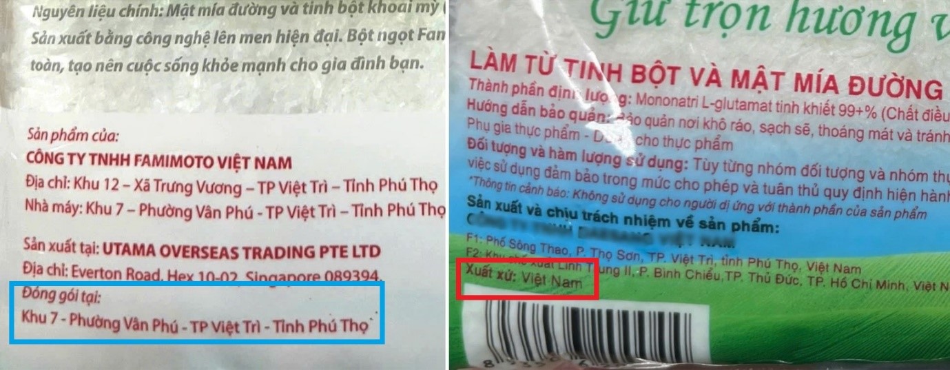 Mì chính không rõ nguồn gốc ‘bủa vây’ người tiêu dùng