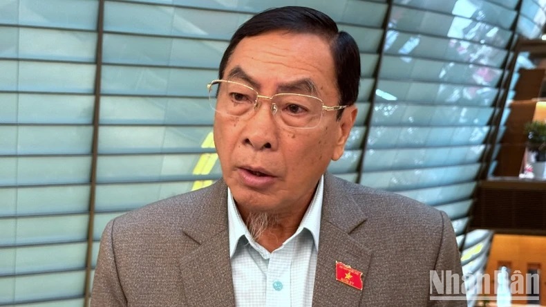 Đại biểu Phạm Văn Hòa (Đồng Tháp). (Ảnh: TRUNG HƯNG)