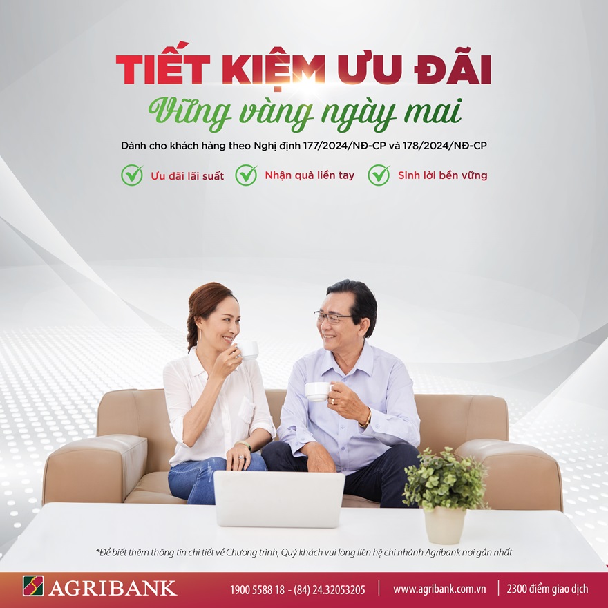 Agribank triển khai chương trình ưu đãi cho các khách hàng thuộc Nghị định 177, 178 của Chính phủ