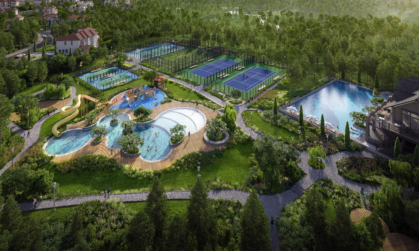 Tổ hợp thể thao ngoài trời Sports Club đã vận hành từ tháng 4/2025. Tại đây, cư dân mọi lứa tuổi đều có thể bắt nhịp xu hướng thời thượng như pickleball, tennis, bóng rổ, bóng đá, bể bơi ngoài trời, yoga… Tổ hợp thể thao ngoài trời Sports Club đã vận hành từ tháng 4/2025. Tại đây, cư dân mọi lứa tuổi đều có thể bắt nhịp xu hướng thời thượng như pickleball, tennis, bóng rổ, bóng đá, bể bơi ngoài trời, yoga…