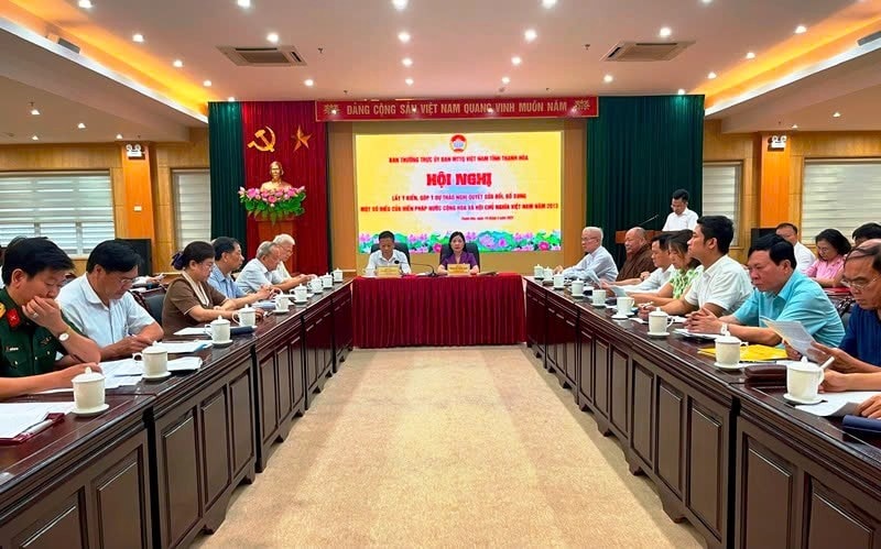 Thanh Hóa: Góp ý dự thảo Nghị quyết sửa đổi, bổ sung một số điều của Hiến pháp năm 2013