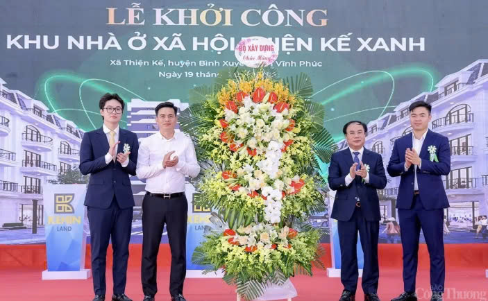 Vĩnh Phúc chính thức khởi công dự án nhà ở xã hội Thiện Kế Xanh