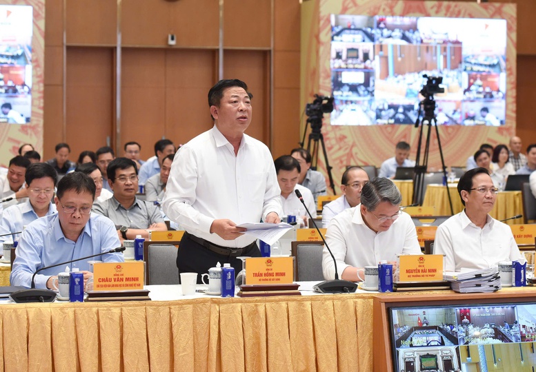 Bộ trưởng Bộ Xây dựng Trần Hồng Minh - Ảnh: VGP/Nhật Bắc