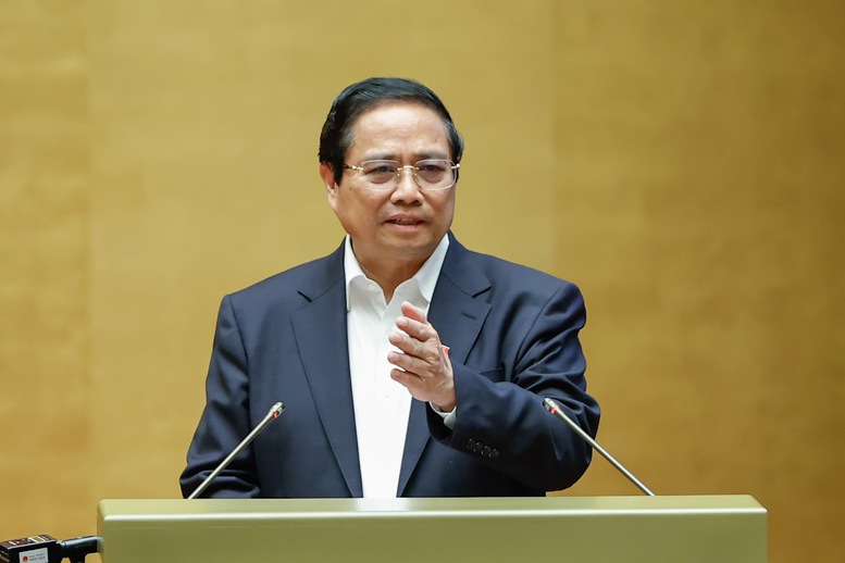 Thủ tướng Phạm Minh Chính đã đưa ra một thông điệp có ý nghĩa đặc biệt: Chính phủ sẽ phát động phong trào thi đua toàn dân làm giàu, đóng góp, xây dựng và bảo vệ Tổ quốc Việt Nam xã hội chủ nghĩa. Thủ tướng Phạm Minh Chính đã đưa ra một thông điệp có ý nghĩa đặc biệt: Chính phủ sẽ phát động phong trào thi đua toàn dân làm giàu, đóng góp, xây dựng và bảo vệ Tổ quốc Việt Nam xã hội chủ nghĩa.