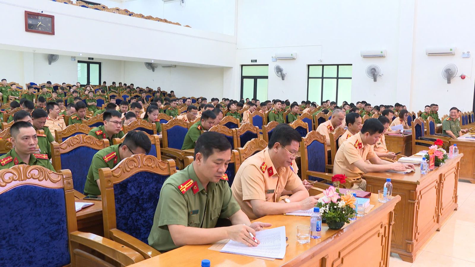 Công an tỉnh Thanh Hóa khai giảng lớp tập huấn nghiệp vụ công tác bảo đảm trật tự, an toàn giao thông