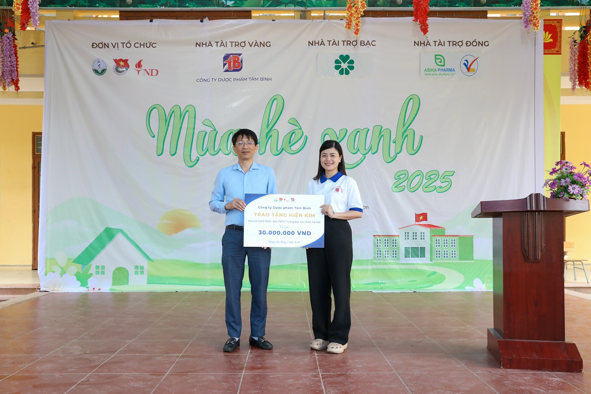 Dược phẩm Tâm Bình: Đồng hành cùng “Mùa hè xanh 2025” tại Lạng Sơn
