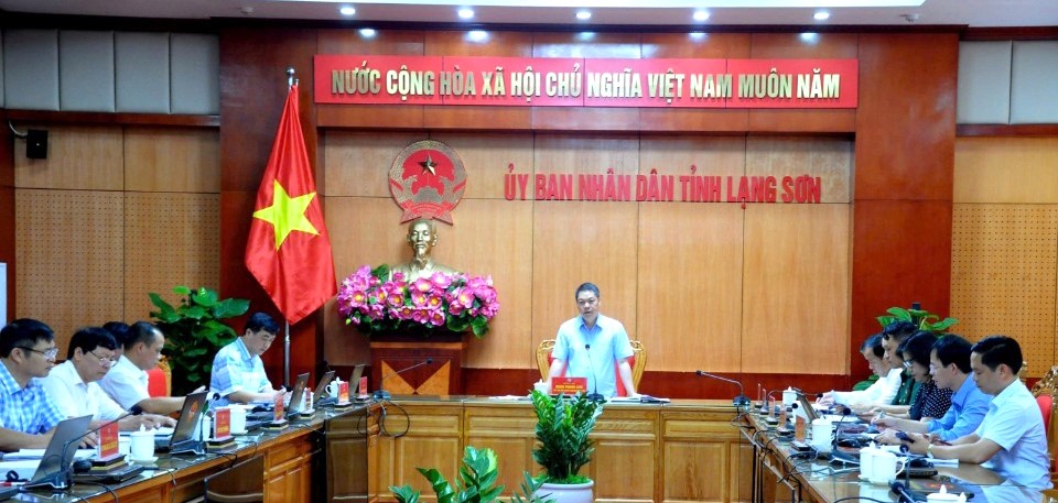 Lạng Sơn: Họp xem xét tiến độ triển khai các dự án thuộc đề án thí điểm xây dựng cửa khẩu thông minh