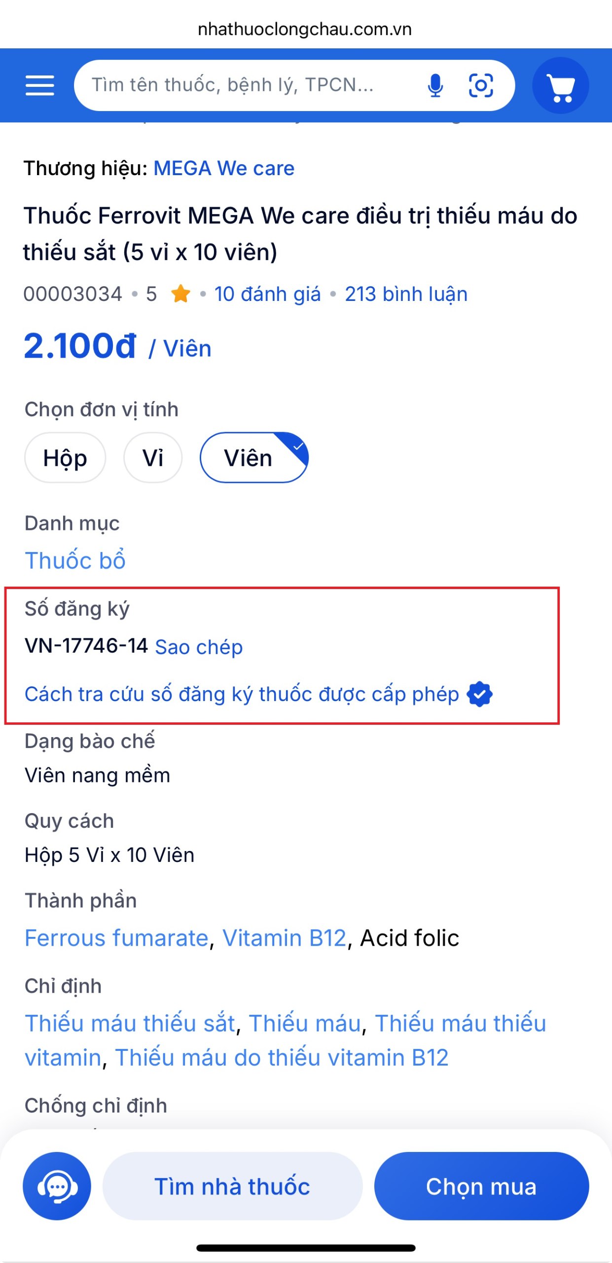 Người tiêu dùng có thể dễ dàng tìm thấy các thông tin trên website và ứng dụng nhà thuốc Long Châu