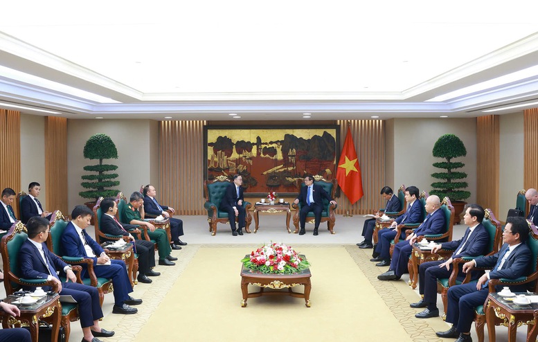 Thủ tướng Phạm Minh Chính tiếp lãnh đạo tập đoàn kinh tế hàng đầu Trung Quốc