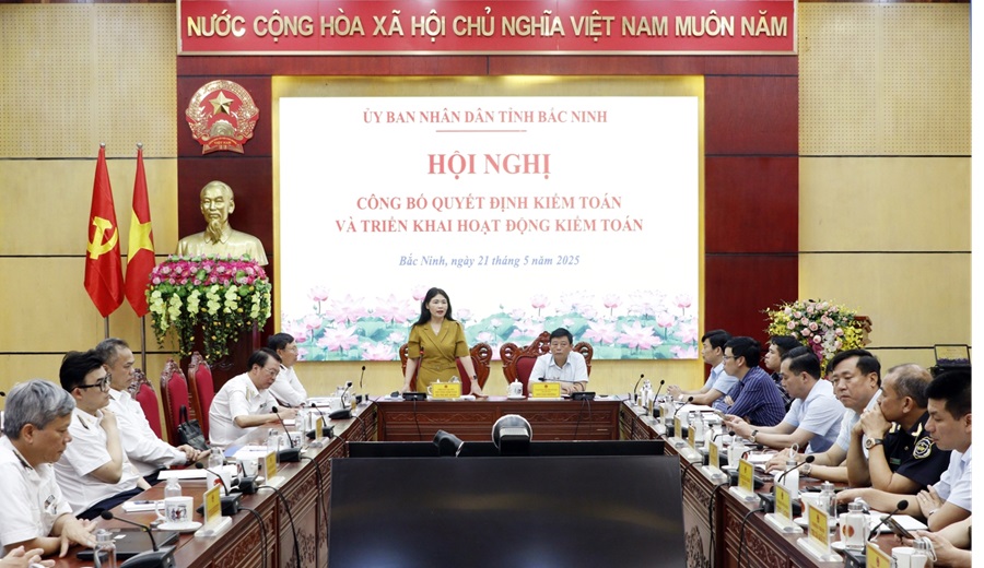 Công bố quyết định và triển khai hoạt động kiểm toán trên địa bàn tỉnh Bắc Ninh