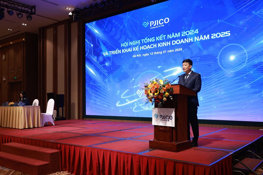 Chủ tịch Phạm Thanh Hải phát biểu tại Hội nghị triển khai Kế hoạch kinh doanh 2025