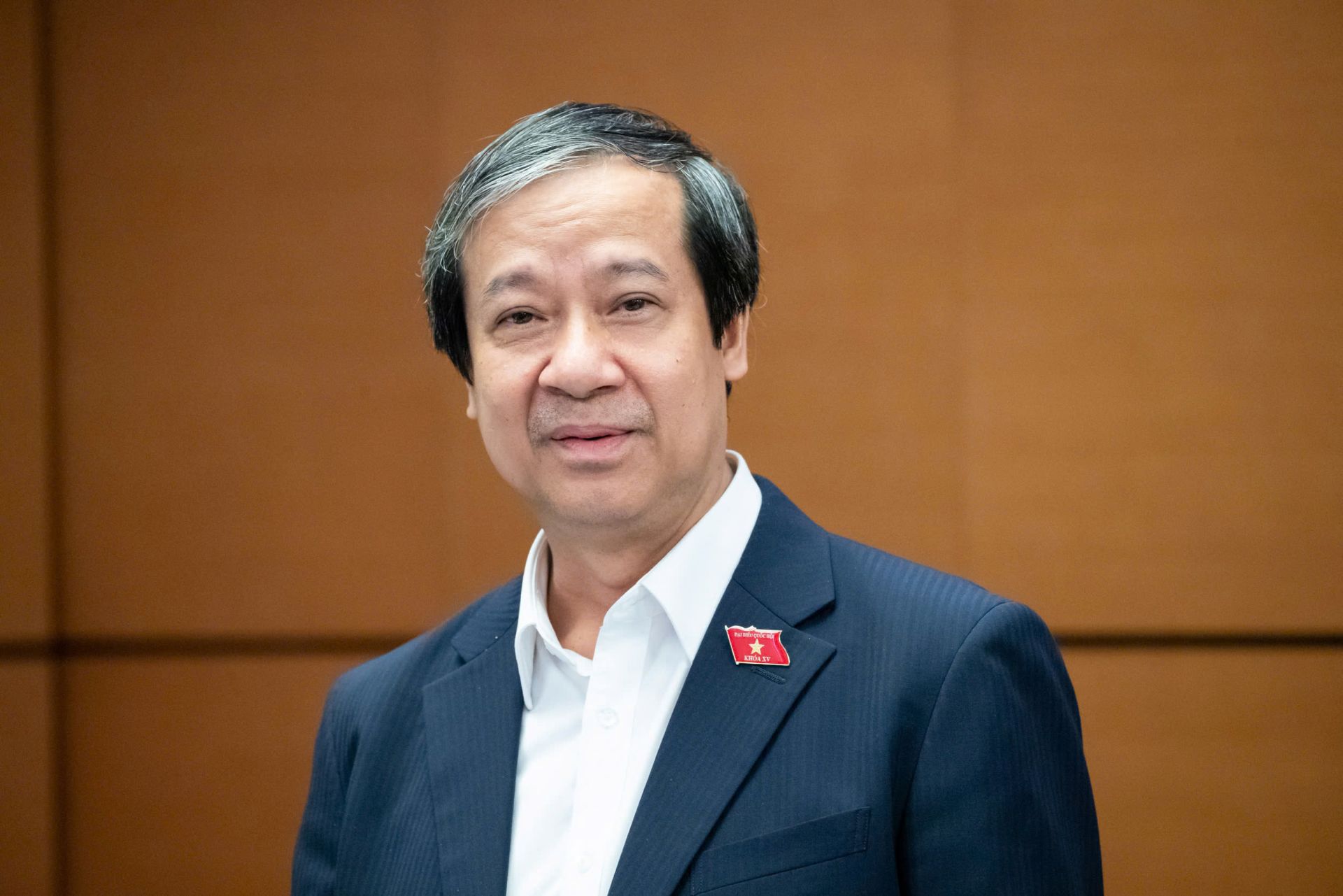 Bộ trưởng Bộ Giáo dục và Đào tạo Nguyễn Kim Sơn (Ảnh: Phạm Thắng, Báo Đại biểu nhân dân)