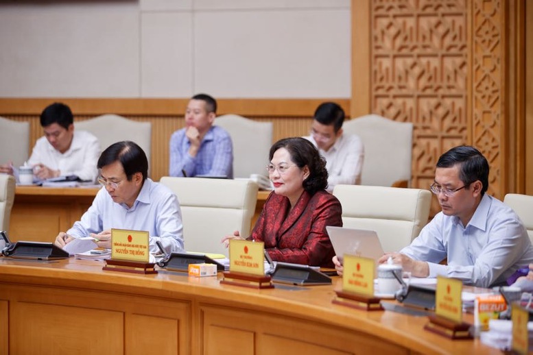 Lãnh đạo các bộ, ngành dự phiên họp - Ảnh: VGP/Nhật Bắc