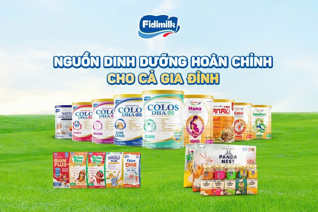 Fidimilk thu hồi những sản phẩm sữa thông tin nhãn mác chưa phù hợp