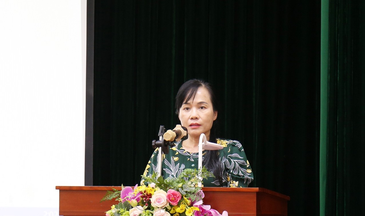 Giám đốc Sở Y tế Tô Thị Mai Hoa phát biểu tại hội nghị. Giám đốc Sở Y tế Tô Thị Mai Hoa phát biểu tại hội nghị.