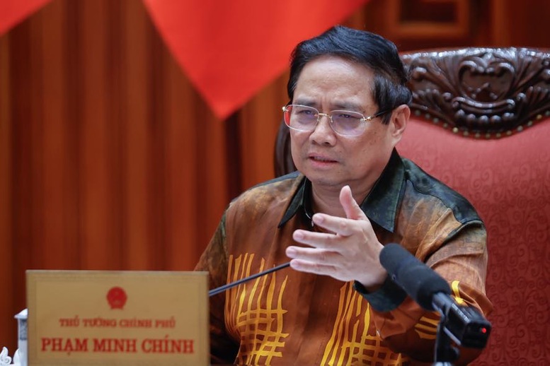 Thủ tướng Phạm Minh Chính nêu rõ, để tăng trưởng 2 con số thì phải có vốn, trong khi chúng ta đang thiếu vốn, do đó phải xây dựng, phát triển trung tâm tài chính quốc tế để bổ sung nguồn lực tài chính cho 2 mục tiêu 100 năm - Ảnh: VGP/Nhật Bắc Thủ tướng Phạm Minh Chính nêu rõ, để tăng trưởng 2 con số thì phải có vốn, trong khi chúng ta đang thiếu vốn, do đó phải xây dựng, phát triển trung tâm tài chính quốc tế để bổ sung nguồn lực tài chính cho 2 mục tiêu 100 năm - Ảnh: VGP/Nhật Bắc