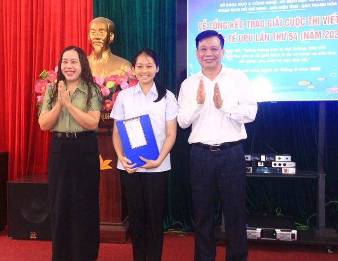Trao giải Cuộc thi viết thư quốc tế UPU lần thứ 54 - năm 2025