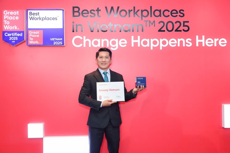Amway Việt Nam đứng Top 6 Nơi làm việc xuất sắc hàng đầu Việt Nam 2025
