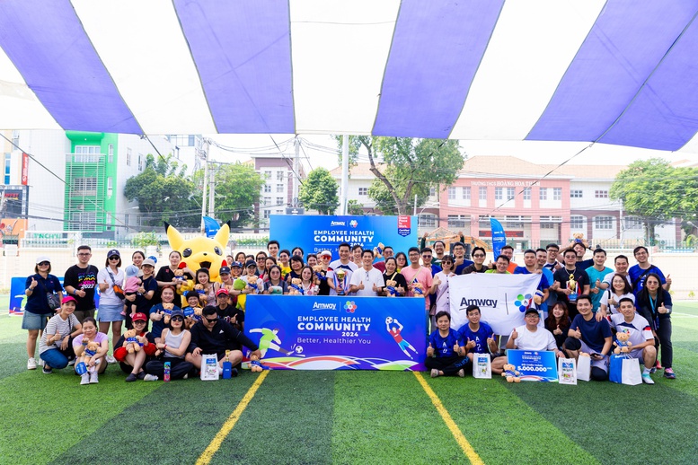 Chương trình Khỏe mạnh và Hạnh phúc Better, Healthier You với mục tiêu xây dựng thói quen vận động và dinh dưỡng lành mạnh cho nhân viên Amway Chương trình Khỏe mạnh và Hạnh phúc Better, Healthier You với mục tiêu xây dựng thói quen vận động và dinh dưỡng lành mạnh cho nhân viên Amway
