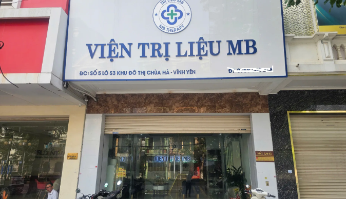 Vĩnh Phúc: Đình chỉ hoạt động một cơ sở kinh doanh trị liệu không phép